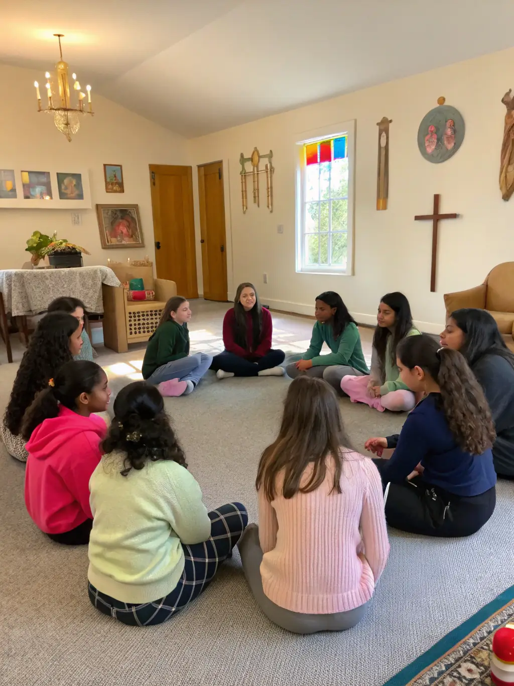 Únete a la popular reunión en línea de Carmen, donde las mujeres comparten historias, se apoyan mutuamente y participan en rituales guiados inspirados en las tradiciones andaluzas.