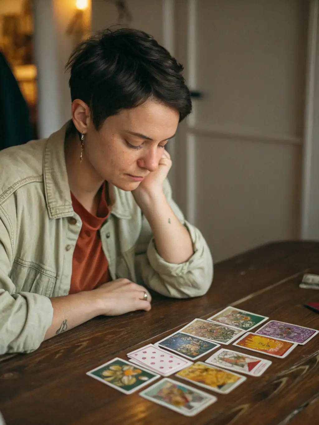 Obtén claridad y comprensión de los desafíos personales a través de sesiones individuales que combinan lecturas de tarot con coaching emocional. Navega por el duelo y los cambios de la vida.