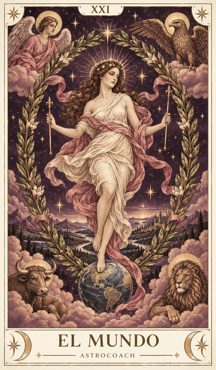 El Mundo, del Tarot Couture AstroCoach