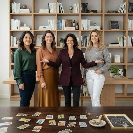 Carmen y parte de su equipo. Imagen creada con IA.